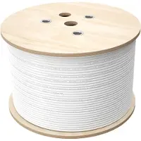 Q-LANTEC multikabel 2 x U/UTP kat.5E + 2 x RG6 + 2 x FO G657A1, PVC, grå 500 m