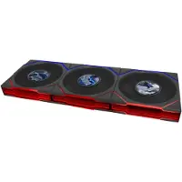 Lian Li UNI FAN TL LCD FLEX 120 Reversed (3-pack) - Kabinettvifte - 120mm - Svart med RGB LED-lys - 29 dBA