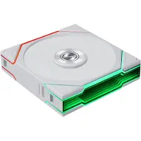 Lian Li UNI FAN TL FLEX 120 (3-pack) with controller - Kabinettvifte - 120mm - Hvit med RGB-lys - 33 dBA