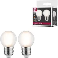 Paulmann LED-dråpe E27 5W 2 700K matt 2er