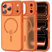 TechProtection MagMat MagSafe-etui til iPhone 17 Pro – oransje