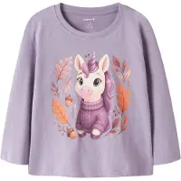 Name it Printet Langermet Topp