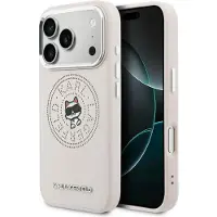 Karl Lagerfeld Point & Choupette Sketch MagSafe-etui for iPhone 17 Pro - Rosa