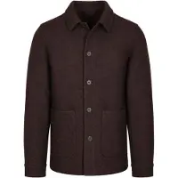 Suitable Overshirt Wool Bouclé Brun Størrelse