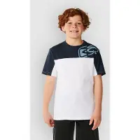 Rip Curl Archive Thrashed Panel Kids T-skjorte hvit