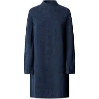 Pepe Jeans for woman. PL9537924 Adami navy blue dress (S), Casual, Acrylic, Long sleeve