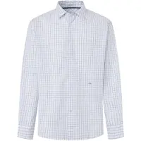 Pepe Jeans for man. PM3091470 Blue, white Robert shirt (XL), Casual, Cotton, Long sleeve
