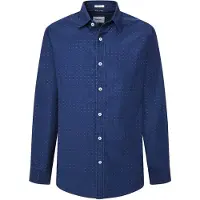 Pepe Jeans for man. PM308715 Morey blue shirt (S), Casual, Cotton, Long sleeve