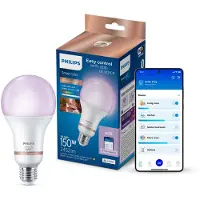Philips Smart Lighting RGB A80, E27-pære, 2452 lm, 1-pak, Wi-Fi/Bluetooth, Wi-Fi 4 (802.11n), 802.11b, 802.11g, LED, E27, A80, A-form