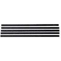 Multi Sugerør Ø6x230 mm uden knæk Bionedbrydelig Papir Sort,500 stk/ps - (500 stk.)