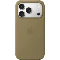 Apple silikonetui til iPhone 18 Pro med MagSafe (oliven)