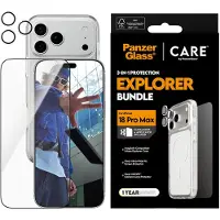 PanzerGlass iPhone 18 Pro Max Care Flagship 3-i-1-pakke - Klar