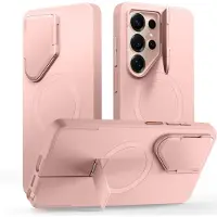 Tech-Protect Kevlar Aura MagSafe-etui til Samsung Galaxy S26 Ultra – rosa