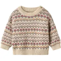 Wheat Genser - Strikk - Harlow - Offwhite - - 1 år (80) - Genser