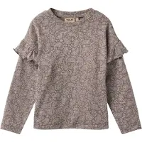Wheat Genser - Belinda - Purple Plum Paisley - - 5 år (110) - Genser