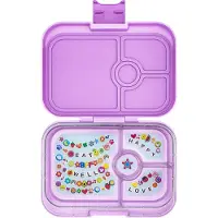 Yumbox Matboks m. 4 rom - Bento Panino - 757 ml - Ami Purple Fr - - OneSize - Matboks