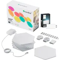 Philips Hue Wall Panel Hexagons Startsett (9 Panels) + Wall Light Module