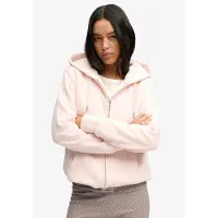 Superdry Signature Embroidered Borg Genser Med Hel Glidelås