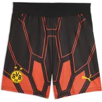 Puma Borussia Dortmund 26/27 Goalkeeper Shorts Youth, Clothing, Hot Heat/Black, 11-12Y