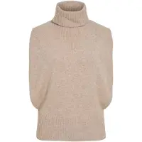 ROUGE EDIT Høyhalset Strikket Vest