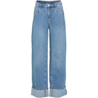 Vila Vifola High Waist Jeans Med Vid Passform