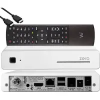Vu+ ZERO digital-TV-mottaker DVB-S2 kabel/satellitt, hvit