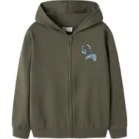 Name it Cardigan - NkmVoltinus - Olive Natt/Spill - - 11-12 år (146-152) - Cardigan