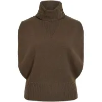 ROUGE EDIT Høyhalset Strikket Vest