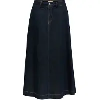 Object Denim Maksiskjørt