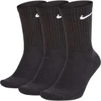 Nike Cushion Crew sokker 3-pk herre svart (34-38)