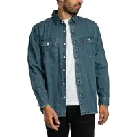 Levi's for man. 19573-0269 Dark blue Jackson Worker shirt (M), Casual, Cotton, Long sleeve
