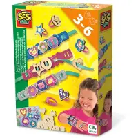 SES Creative Kreativt leker - Glitterarmbånd og ringer - - OneSize - Smykker