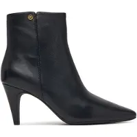 Michael Kors for woman. 40F6DNME5L Black Daniela Heeled leather ankle boots (37), 5 to 8 cm, None, Casual