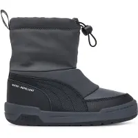 Puma Multiflex 2 Boot Sneakers Kids, Shoes, Dusky Gray/Black/White, 32.5