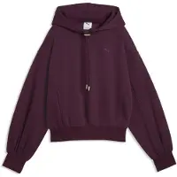 Puma HER Relaxed Fleece Hoodie Women, Clothing, Ruby Noir, L