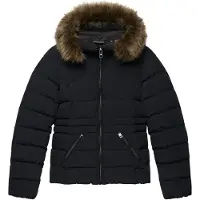 Superdry Faux Fur Fuji Padded Jakke