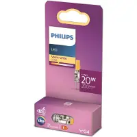 Philips CorePro LEDcapsule LV - LED-lyspære - form: kapsel - klar finish - G4 - 1.7 W (ekvivalent 20 W) - klasse F - varmt hvitt lys - 2700 K - blank