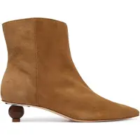 Weekend Max Mara for woman. 2625796014600 Leather ankle boots Wkacapanna brown (38), Beige, 3 to 5 cm, Split Leather, None, Casual, Classic