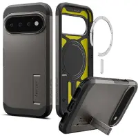 Spigen Google Pixel 11 Pro Tough Armor Mag-deksel - Våpenmetall