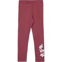 Lego Wear Leggings - LwPara - Rosa m. Blomster - - 4 år (104) - Leggings