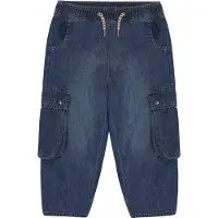 Hust & Claire Jeans m. Fôr - HcTrevor - Blue Denim - - 5 år (110) - Jeans