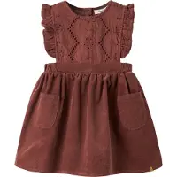 Lil´ Atelier Lil' Atelier Kjole - Corduroy - NmfOnellas - Mahogni - - 5 år (110) - Kjole