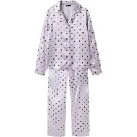 LMTD Pyjamas Sett - NlfDreamy - Misty Lilac/W. Raisin - - 15-16 år (170-176) - 2-delt nattøy