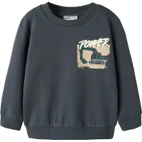 Name it Collegegenser - NmmNayel - Ombre Blue - - 2 år (92) - Collegegenser