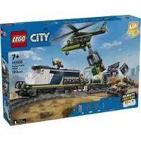 LEGO City 60508 Police Train Heist byggesett, 1313 stk., 7+ år