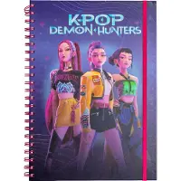 K POP Demon Hunters K-Pop Demon Hunters (Huntrix) A4 Wiro Notebook