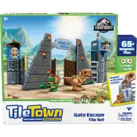 Tile Town Jurassic world park playset