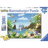 Ravensburger Puslespill - 200 Brikker - Pokémon - - OneSize - Puslespill