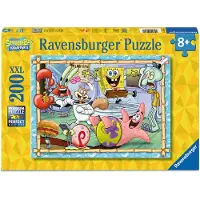 Ravensburger Svampebob Firkant Xxl-puslespill 200 Stykker
