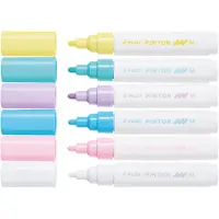 Pilot Marker Pilot Pintor Pastel Mix Medium 1,4 mm med 6 stk. ass. farver